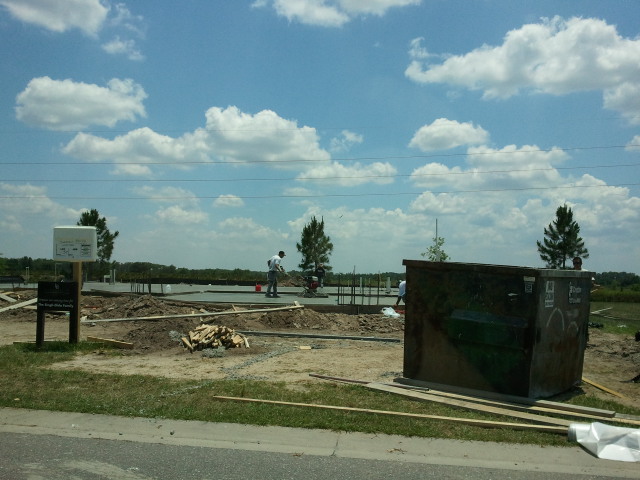 Our lot was buzzing with activity