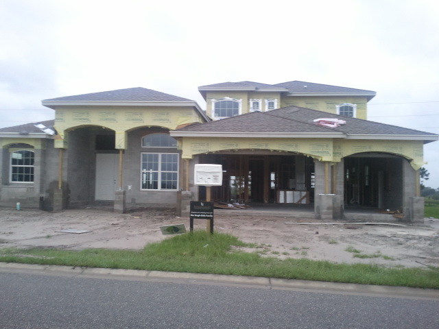 Shingles installed on our roof.